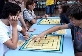 Demostració d'alquerque