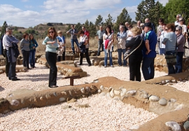 Inauguració de l'ampliació del parc arqueologic del Pla d'Almatà